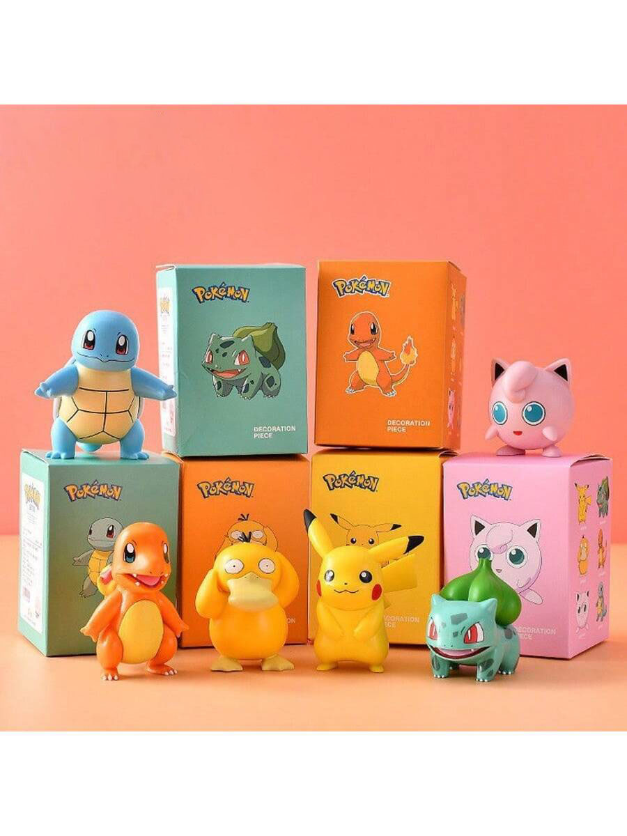 Vinyl Figure Blank - TAKARA TOM Anime Figures Pikachu Toys