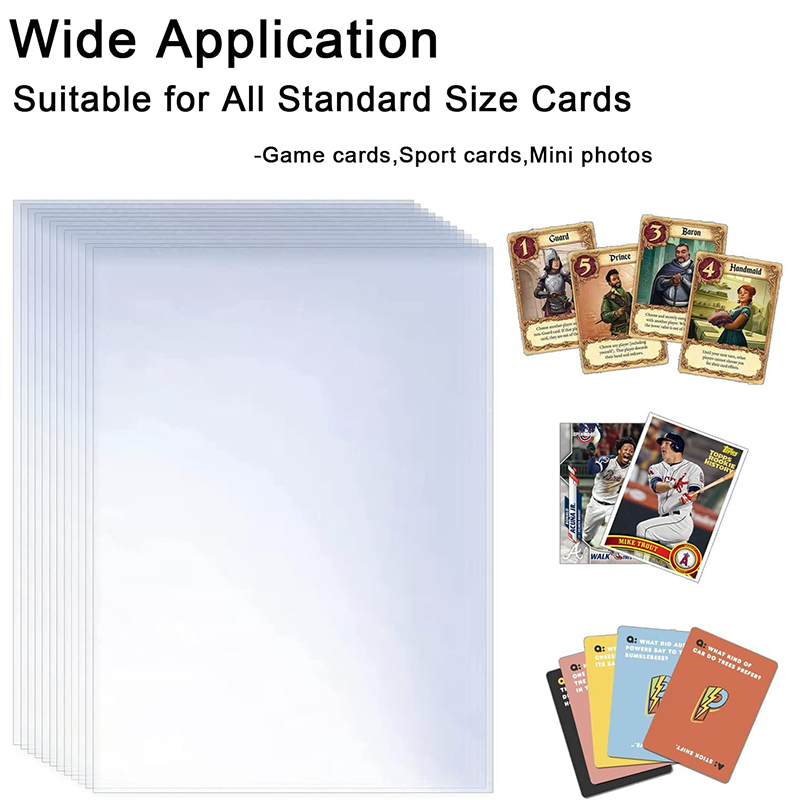 Card Penny Sleeve - 200 Pcs Transparent Playing Card Cover