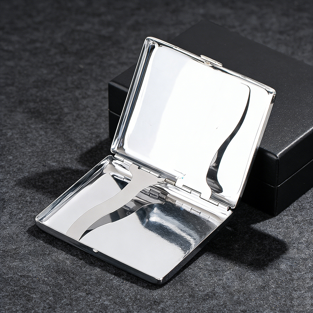 Card Top Loader - Cigarette Case Metal Holder for 20