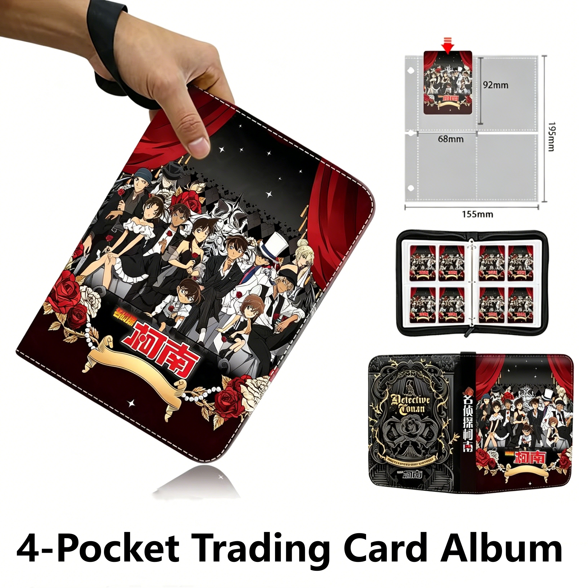 Trading Card Binder - Detective Conan 4-Pocket Trading Card Album