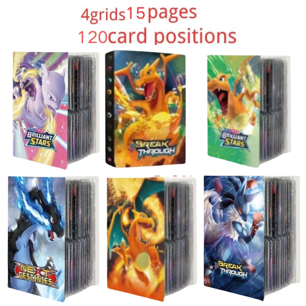 Pokemon Binder Card - 2027 New POKEMONES Cards Album Book