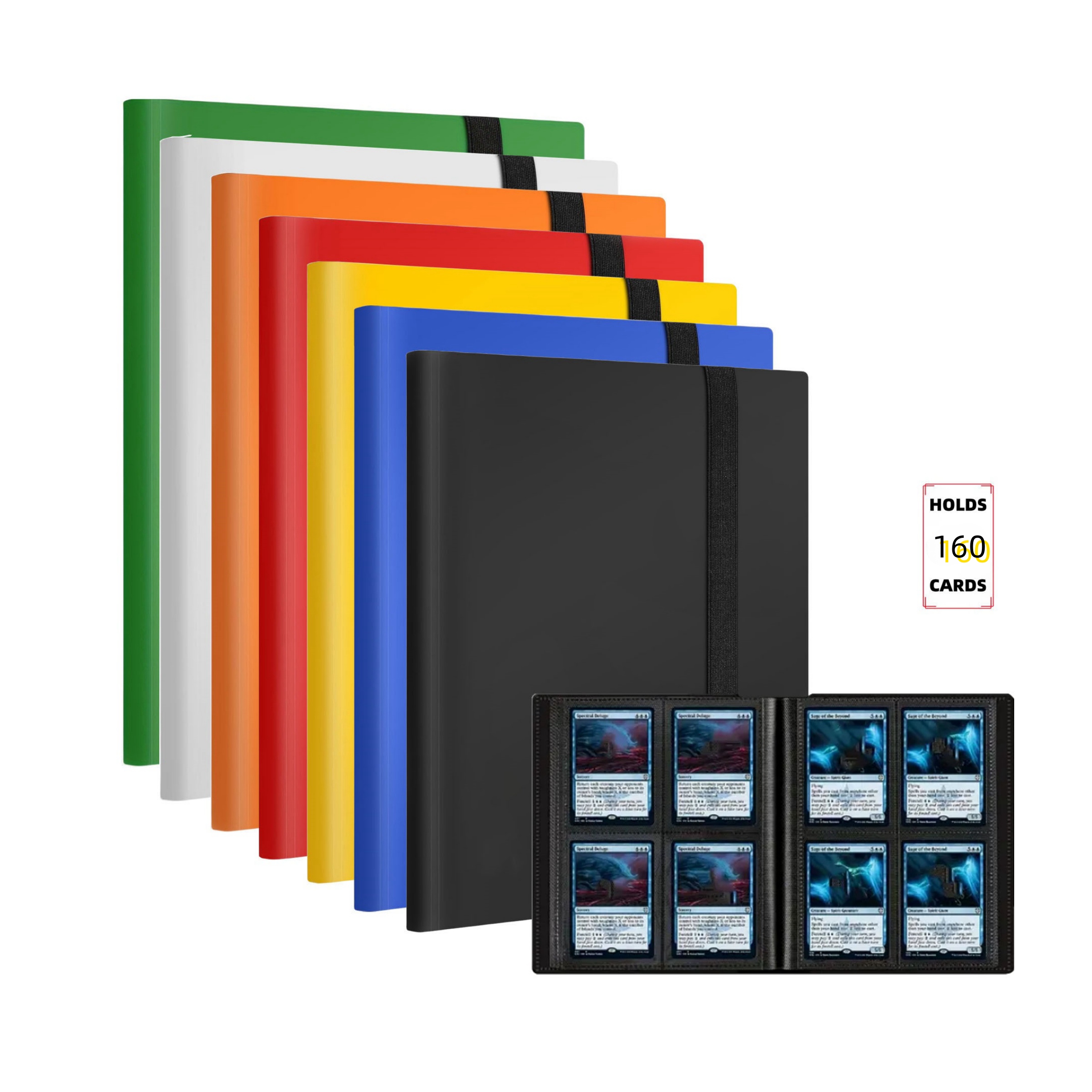 Card Penny Sleeve - 160-Pocket Extra-Large Trading Card Binder -