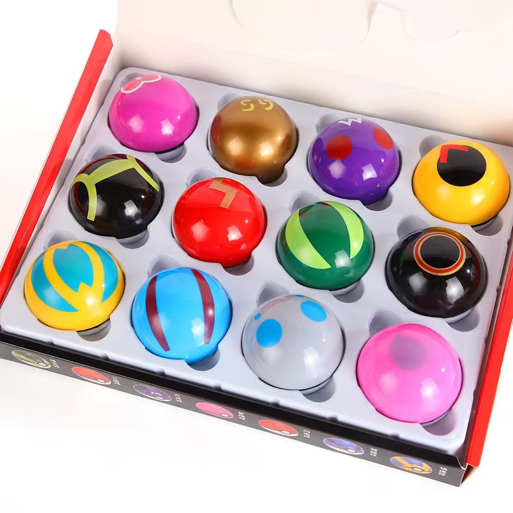 Vinyl Figure Blank - Pokemon Figure 12pcs/Set Poké Ball Pokeball
