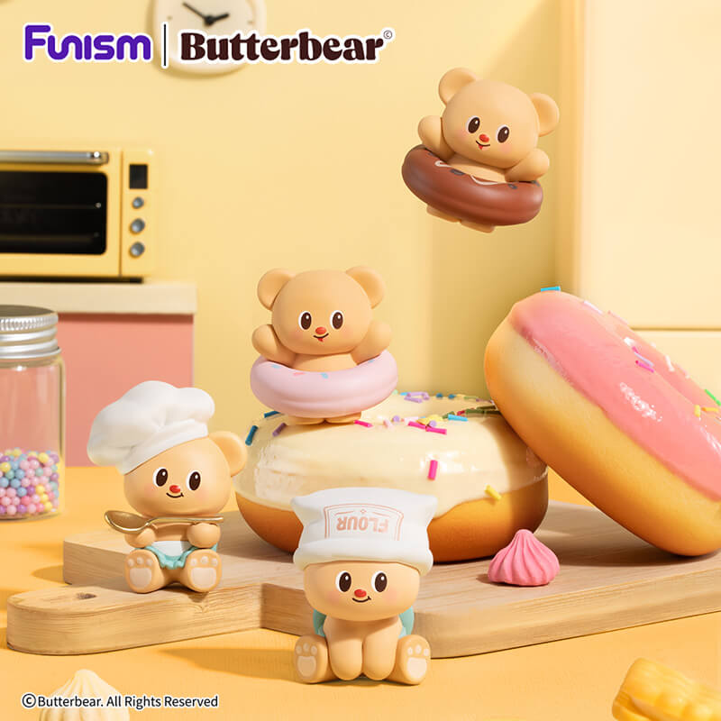Vinyl Figure Blank - FUNISM Butterbear Baked with Love Series