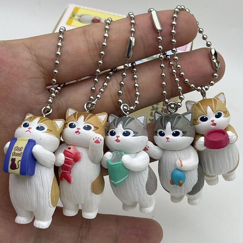 Action Figure Stand - Mofusand Kawaii Cat Keychain Blind Box