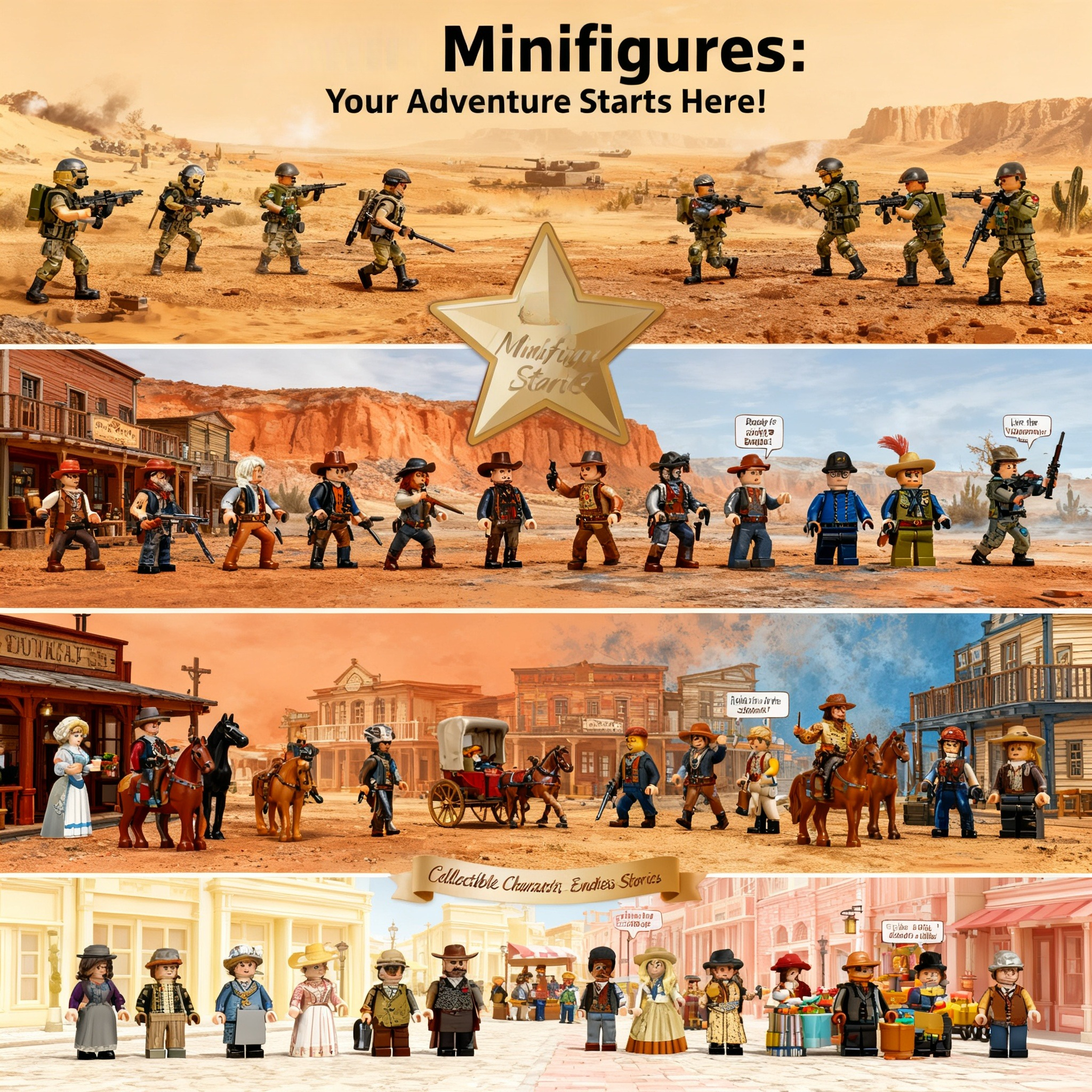 Building Block Mini - Delta Force Red Dead Redemption Building