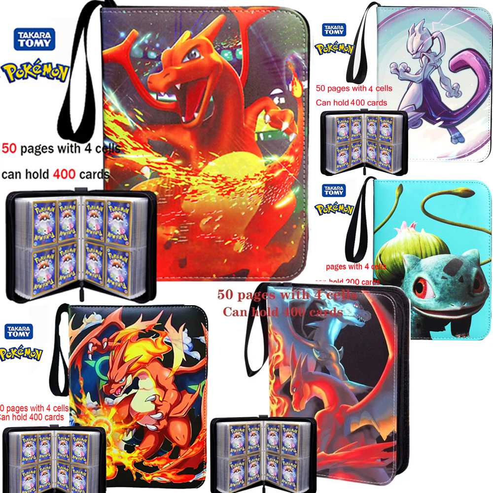 Pokemon Binder Card - @# Pokemone Card Album PU Zipper
