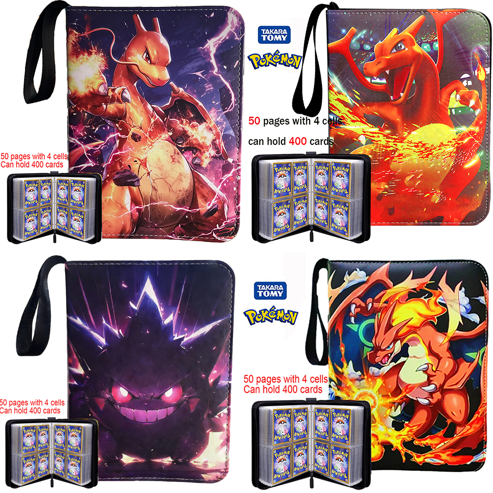 Pokemon Binder Card - *-New Pokemone Card Album PU Zipper