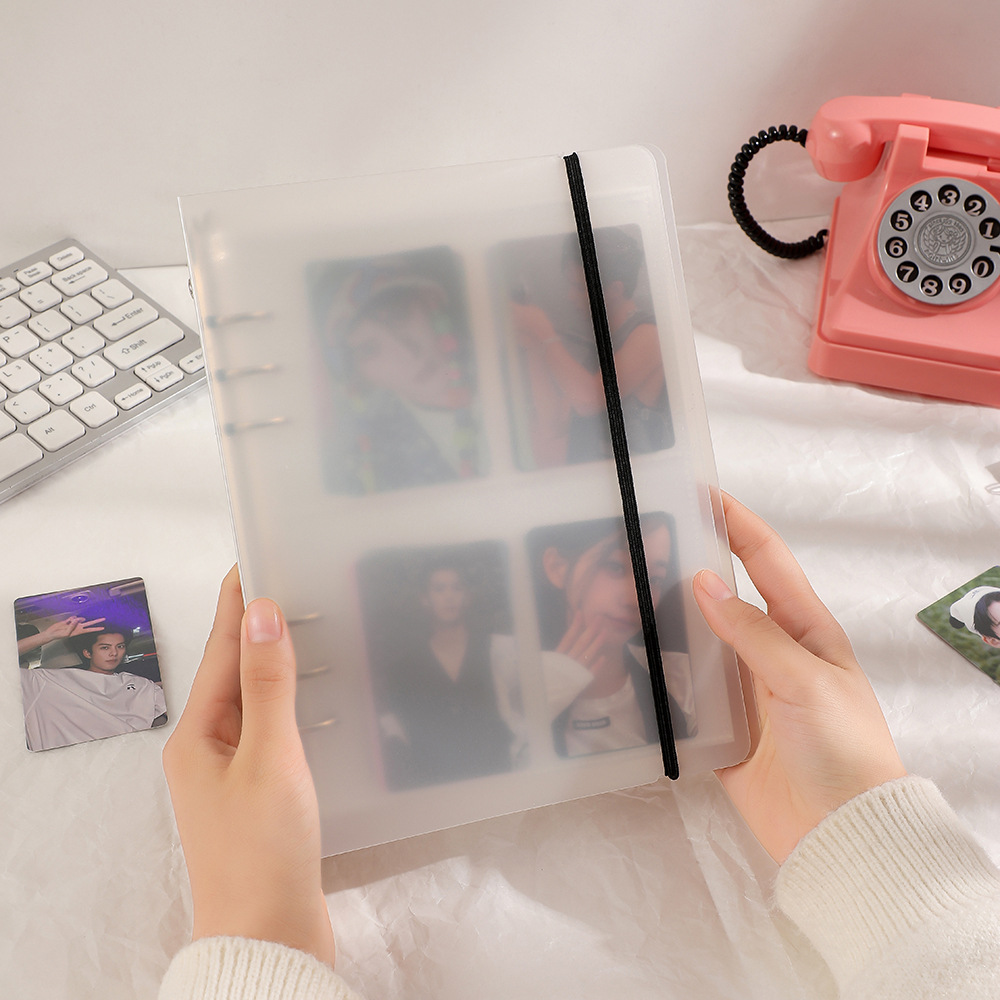 Trading Card Binder - 6Ring Binder Cover 4 Pocket Binders