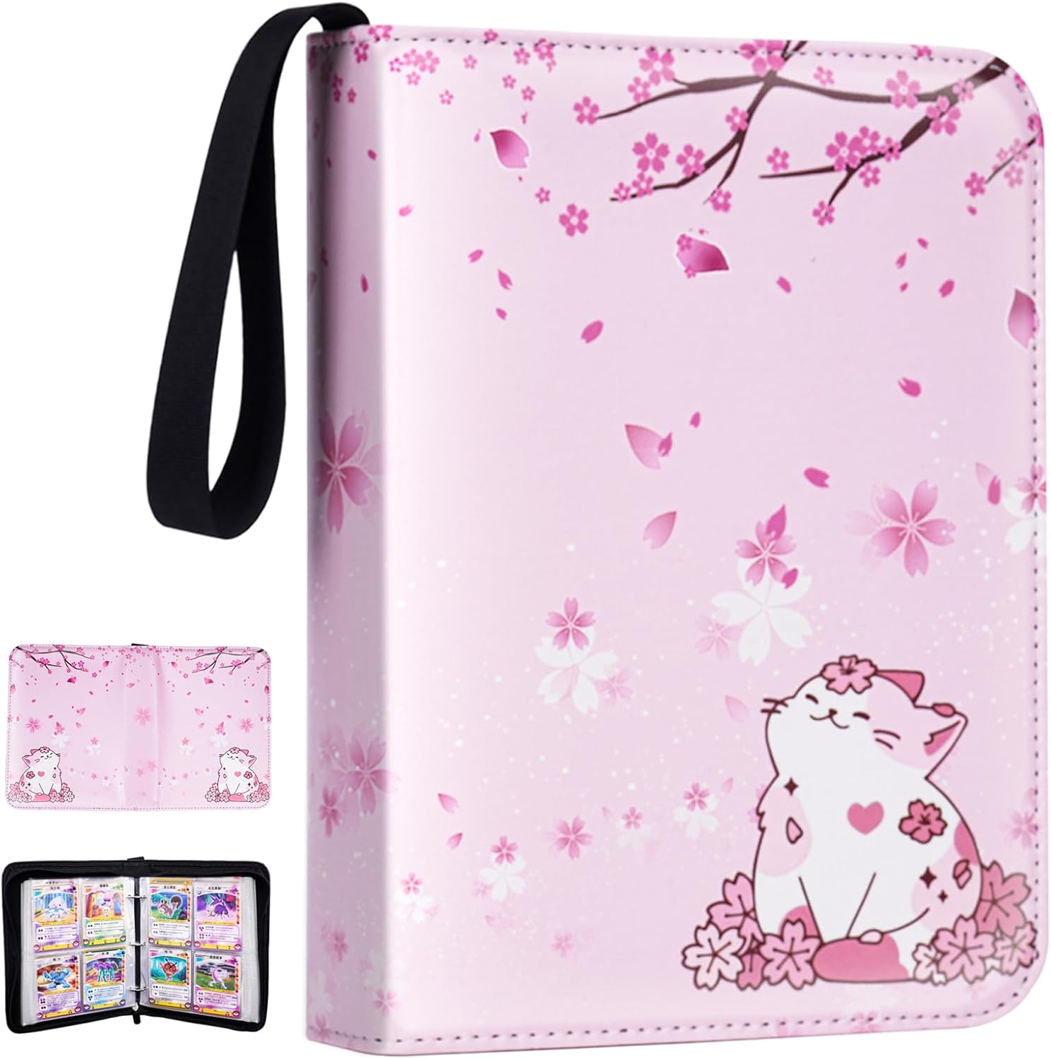 Trading Card Binder - 440 Card Binder for Girls with