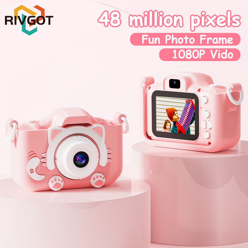 Graded Card Display - Kids Camera for Girls 1080P HD