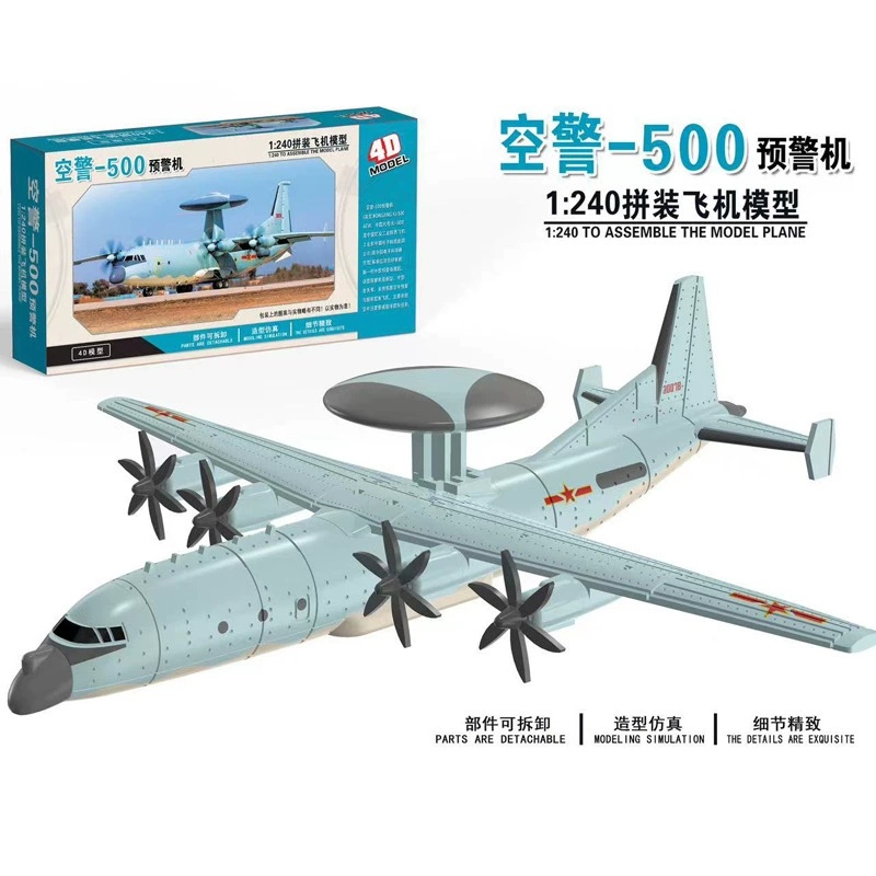 Model Airplane Plastic - 4D Assembled Aircraft Model Airborne Warning