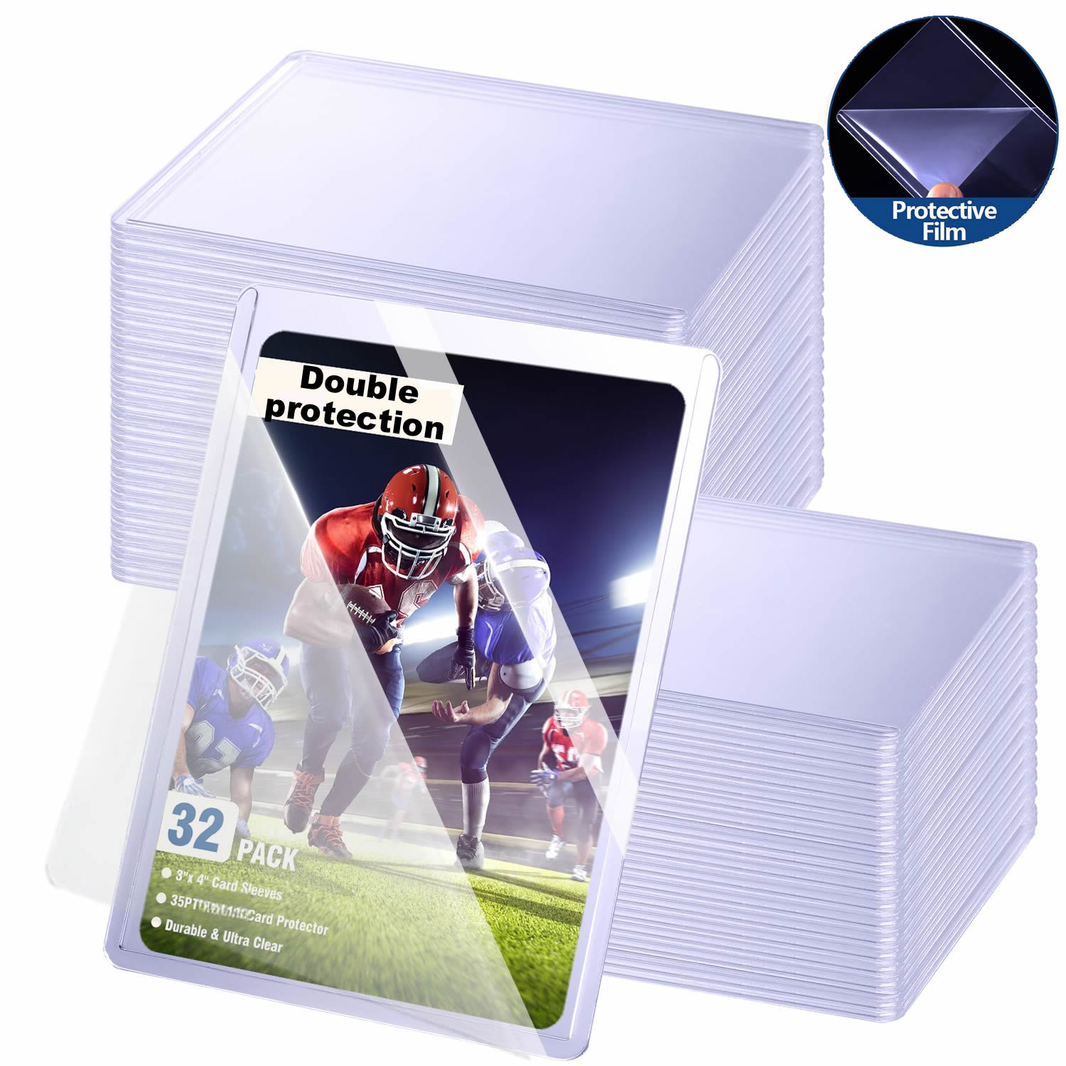 Card Penny Sleeve - 25-100pcs Covered With Protective Film Hard
