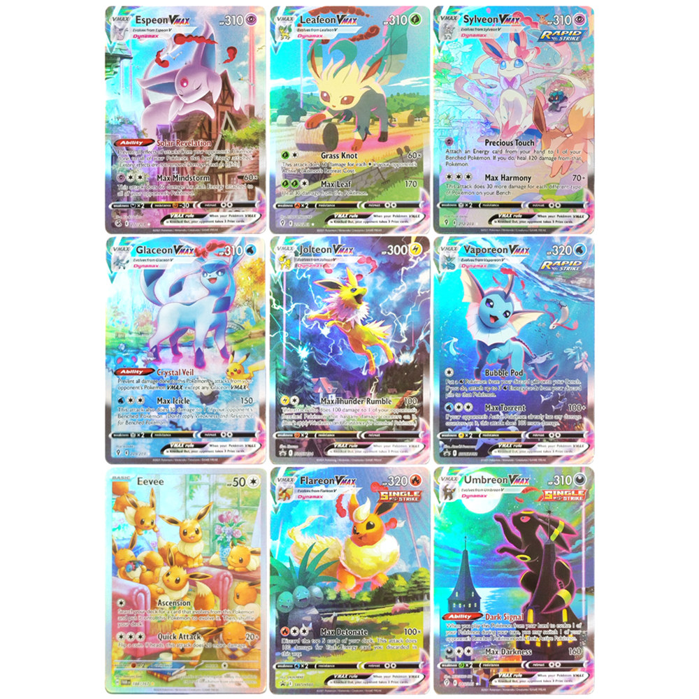 Pokemon Binder Card - Proxy Pokemon Card Espeon Leafeon Sylveon