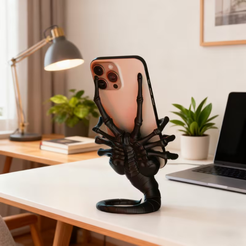 Creative Alien Facehugger Phon - Action Figure Stand incelemesi ve fiyatı