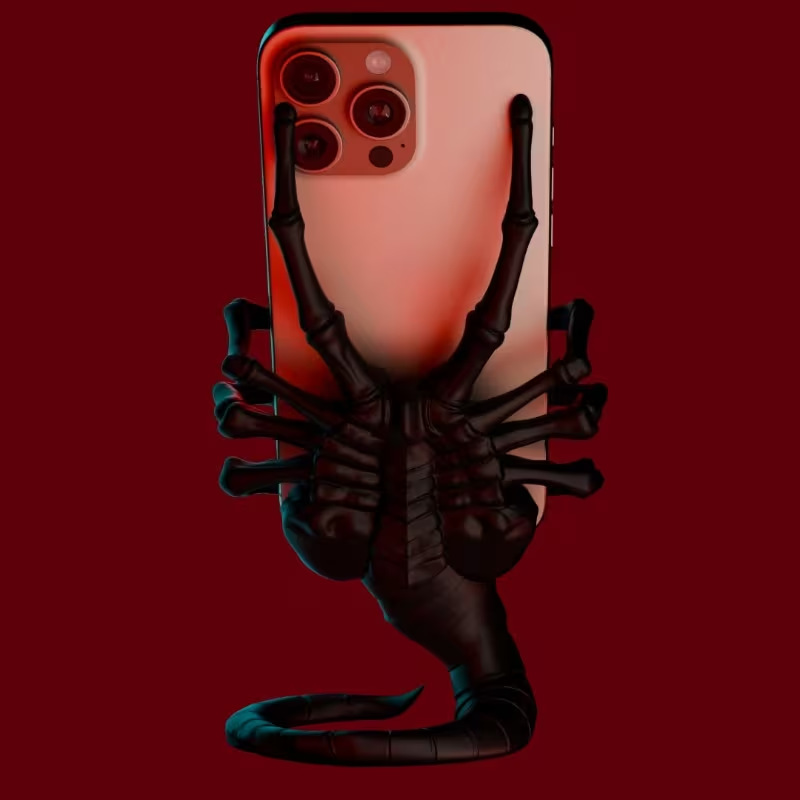 Creative Alien Facehugger Phon - Action Figure Stand incelemesi ve fiyatı