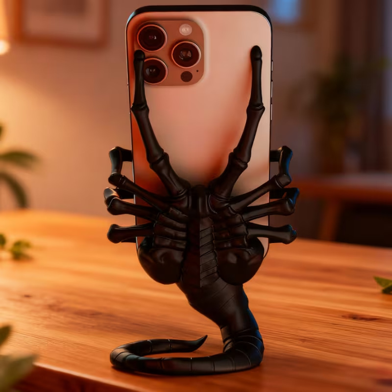 Creative Alien Facehugger Phon - Action Figure Stand incelemesi ve fiyatı