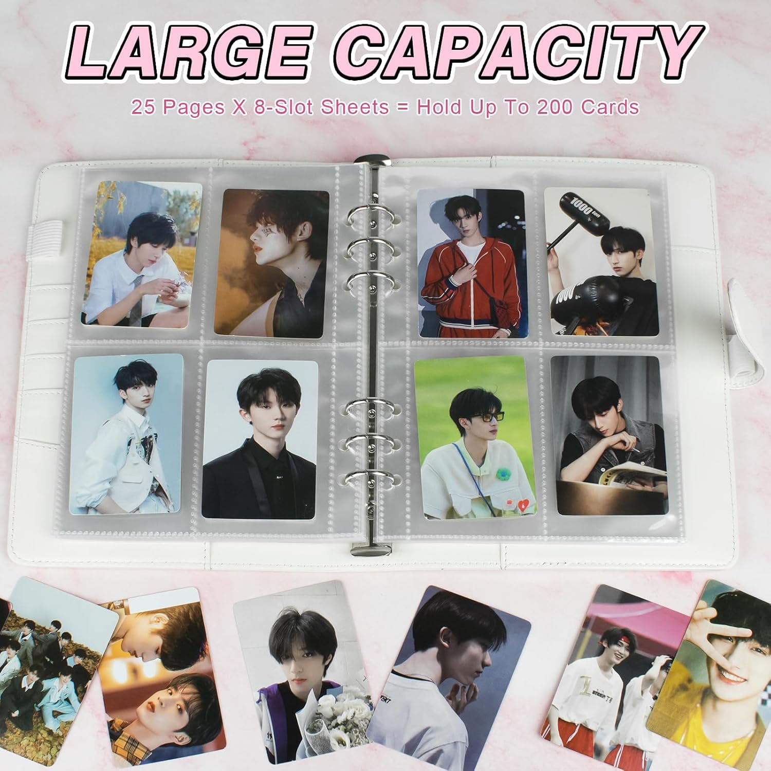 Three-color A5 six-ring binder - Trading Card Binder incelemesi ve fiyatı