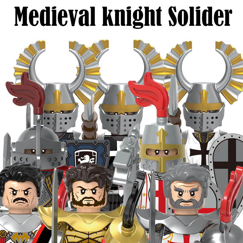 Medieval Infantry Knight Figur - Lego Minifigure Holder incelemesi ve fiyatı