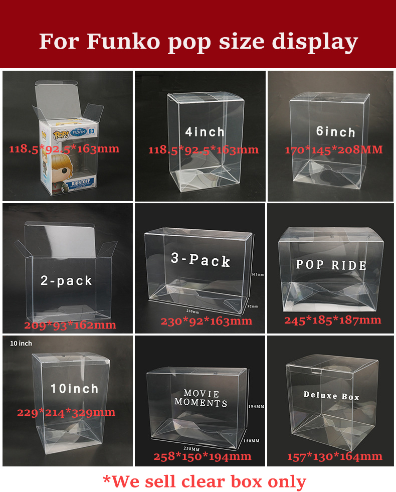 Transparent Clear box for Movi - Funko Pop Protector incelemesi ve fiyatı