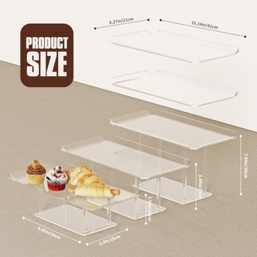6 Pack Dessert Table Display S - Display Risers Set incelemesi ve fiyatı