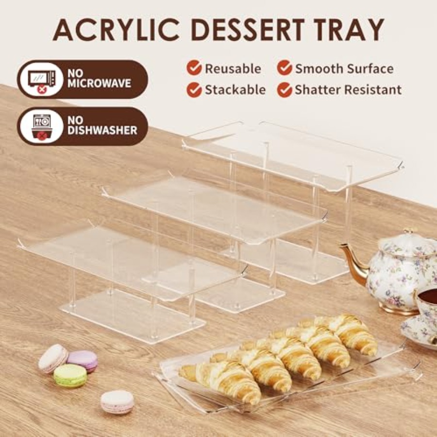 6 Pack Dessert Table Display S - Display Risers Set incelemesi ve fiyatı
