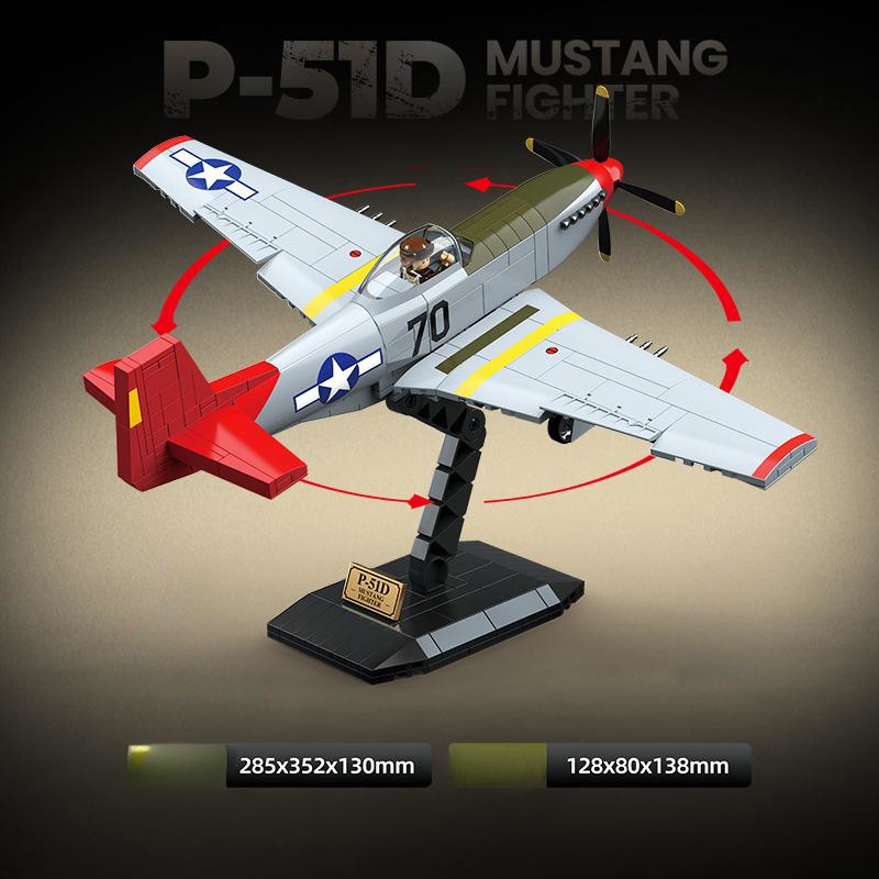New WW2 USA Military Weapons P - Lego Minifigure Holder incelemesi ve fiyatı