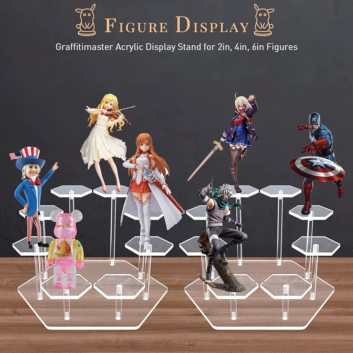 8/9 Tier Acrylic Display Stand - Display Risers Set incelemesi ve fiyatı