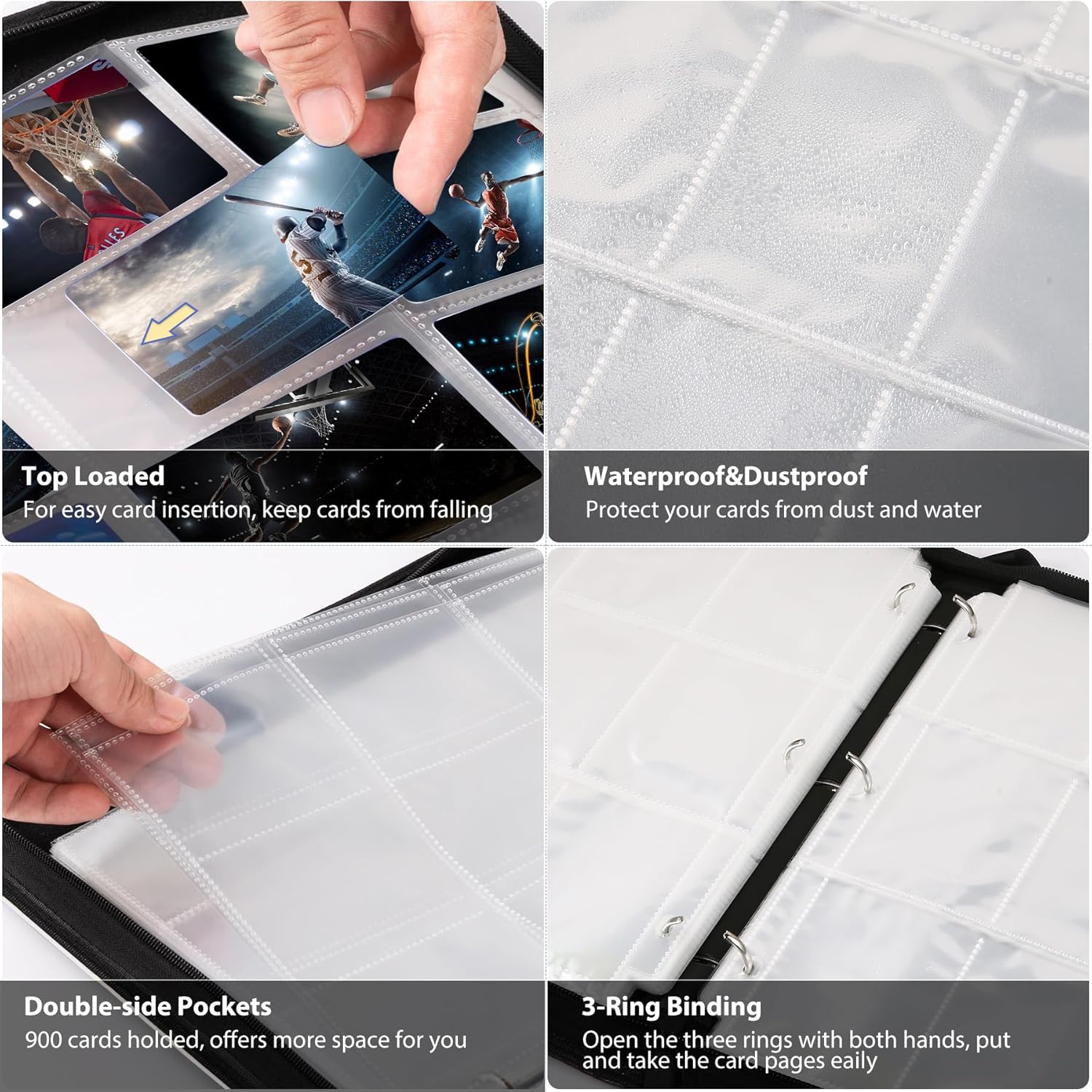 3 ring Trading Card Binder, 90 - Trading Card Binder incelemesi ve fiyatı