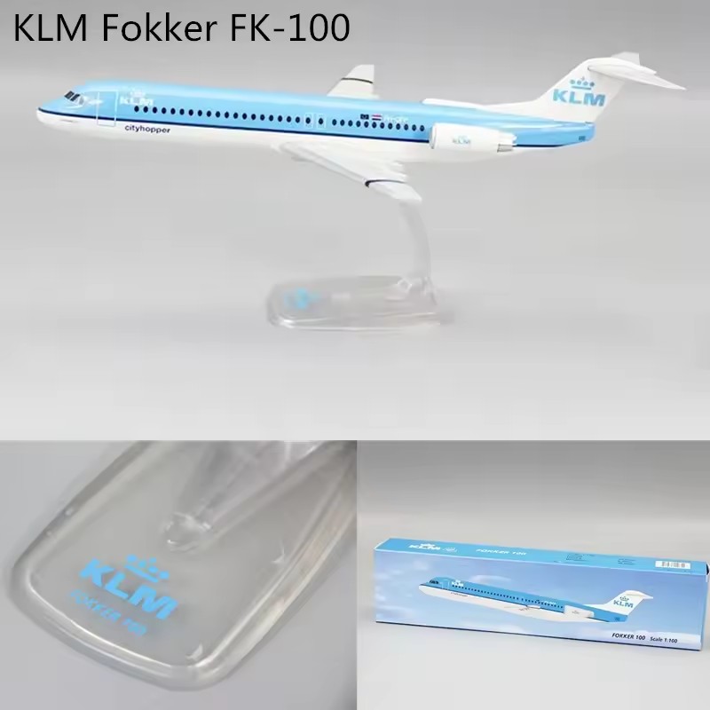 1/100 Scale Air /KLM FK-100/SM - Model Airplane Plastic incelemesi ve fiyatı