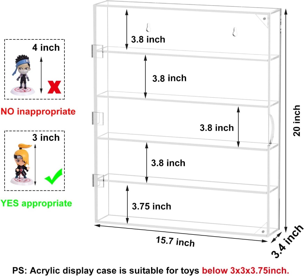 5-Tier Acrylic Display Case fo - Display Case Acrylic incelemesi ve fiyatı