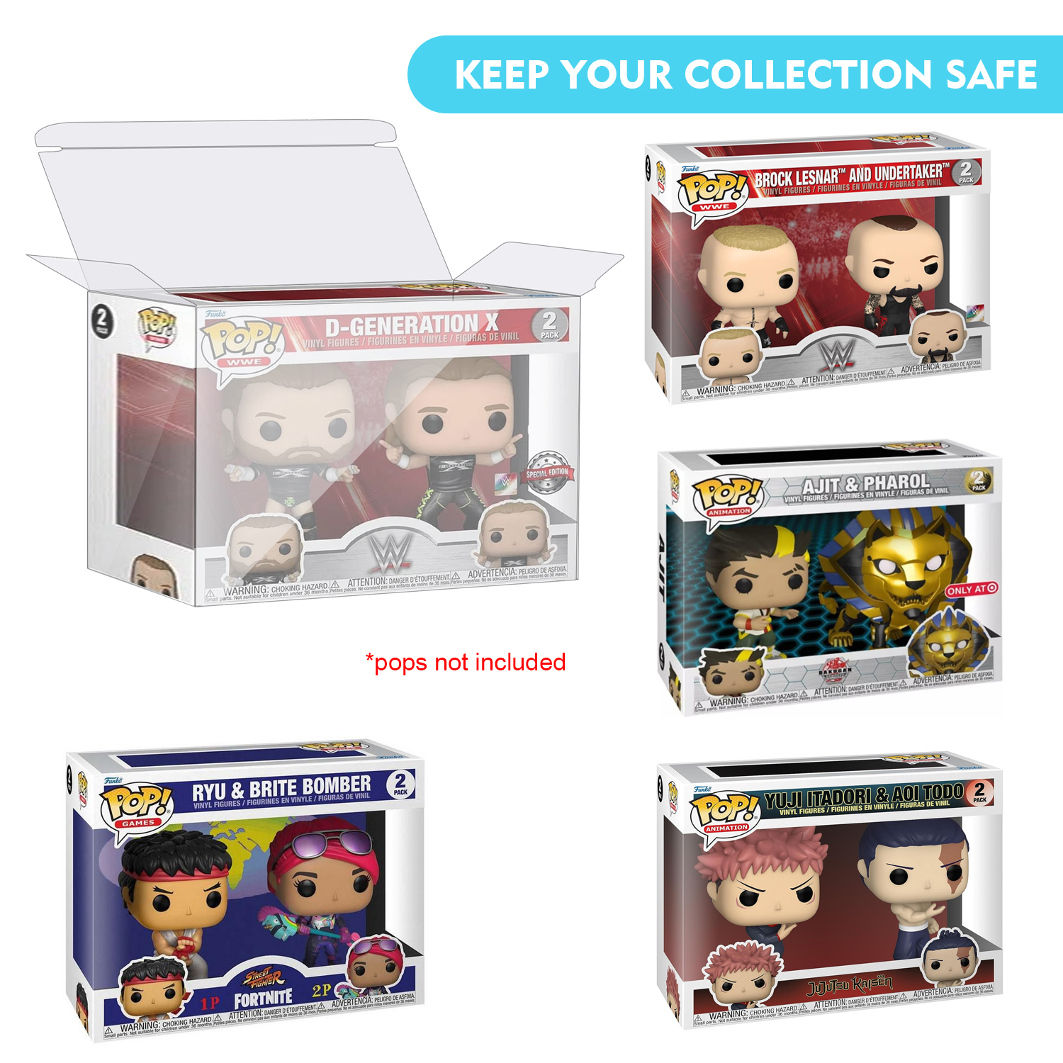 HIGOPLAY 2 in 1 Pack Protectiv - Funko Pop Protector incelemesi ve fiyatı