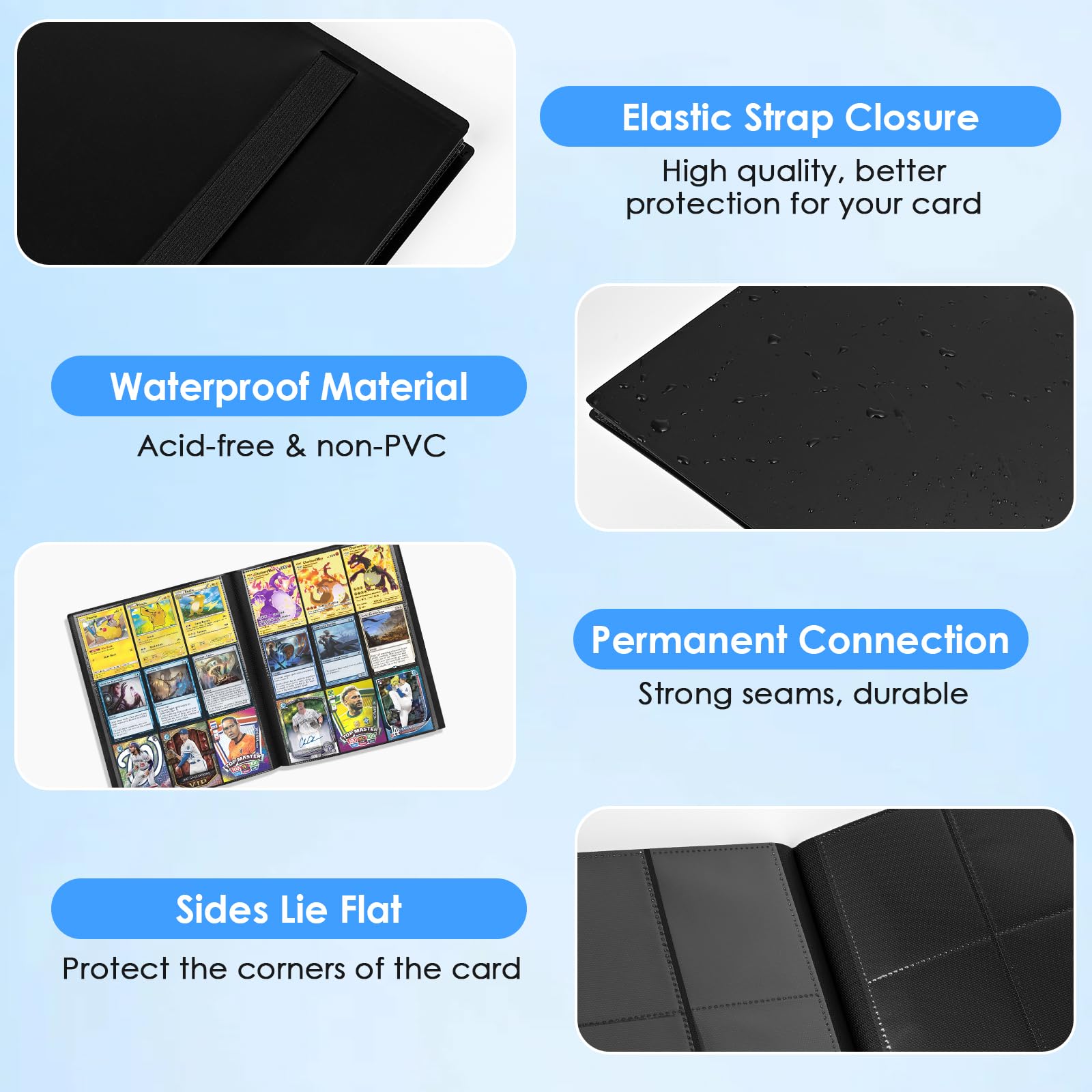 9 Pocket Zipper Card Binder 36 - Trading Card Binder incelemesi ve fiyatı