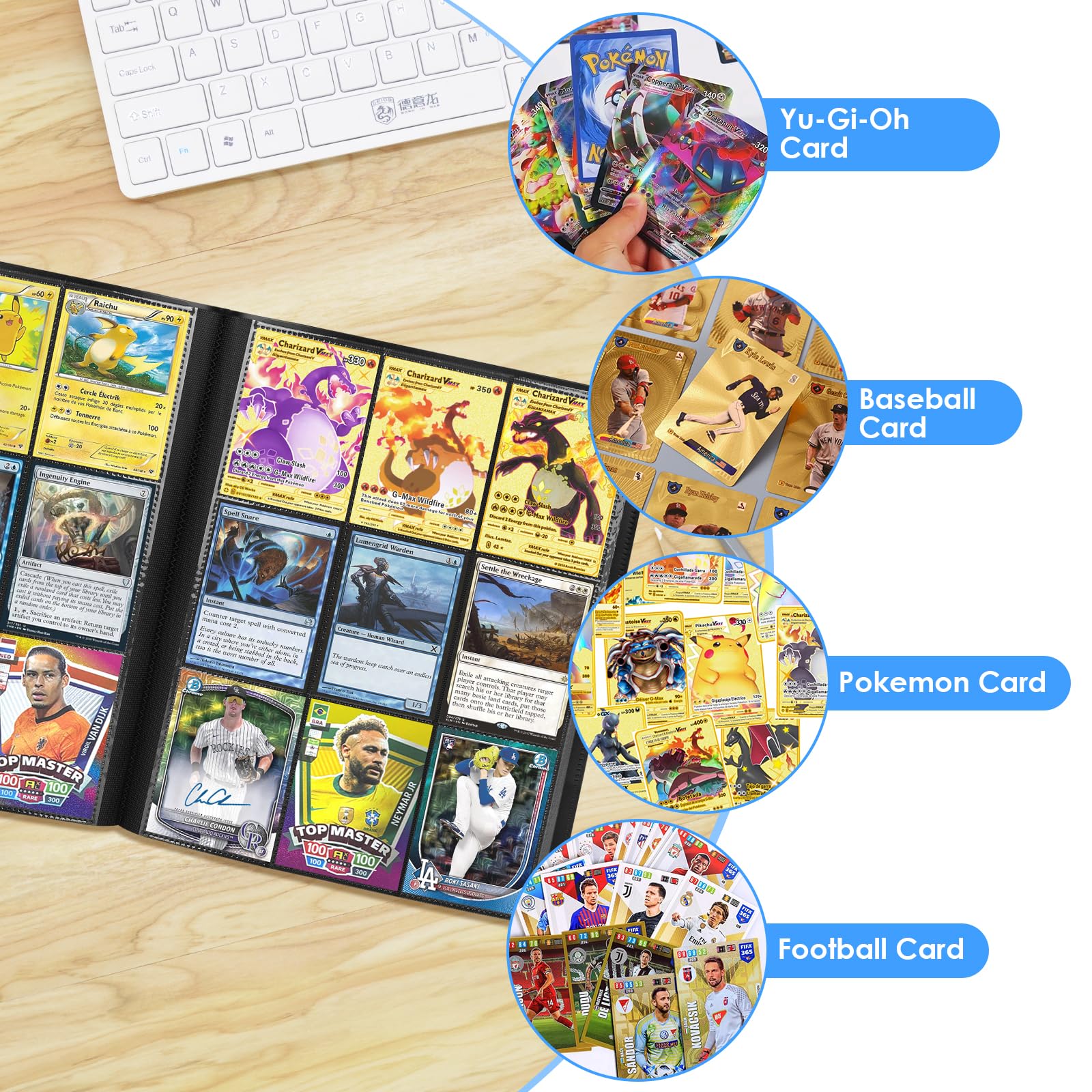 9 Pocket Zipper Card Binder 36 - Trading Card Binder incelemesi ve fiyatı