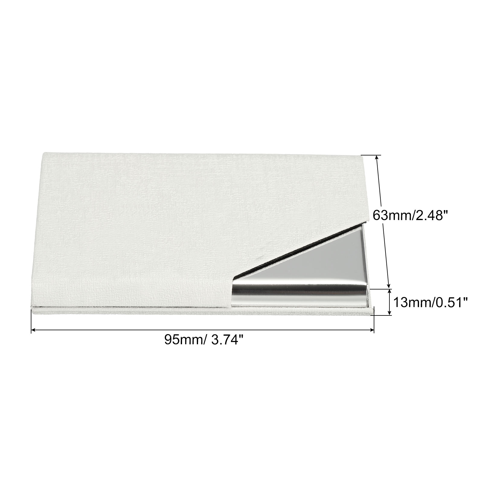 1/2Pcs Business Card Holder PU - Card Top Loader incelemesi ve fiyatı