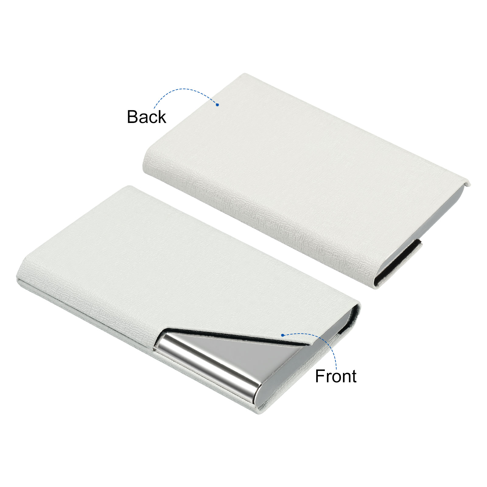 1/2Pcs Business Card Holder PU - Card Top Loader incelemesi ve fiyatı