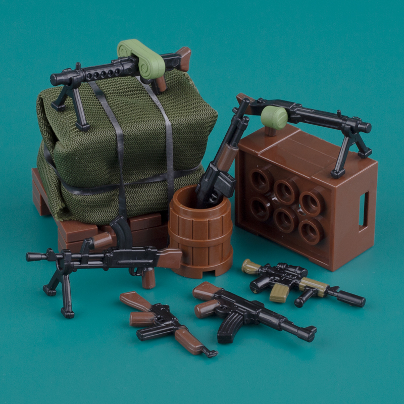 WW2 Military Soldier Accessori - Lego Minifigure Holder incelemesi ve fiyatı