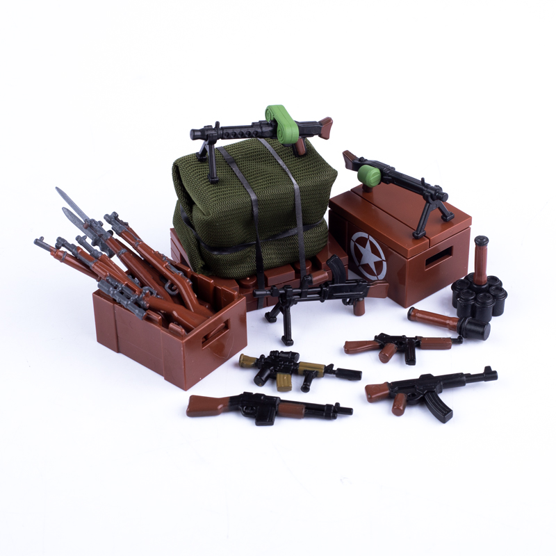 WW2 Military Soldier Accessori - Lego Minifigure Holder incelemesi ve fiyatı