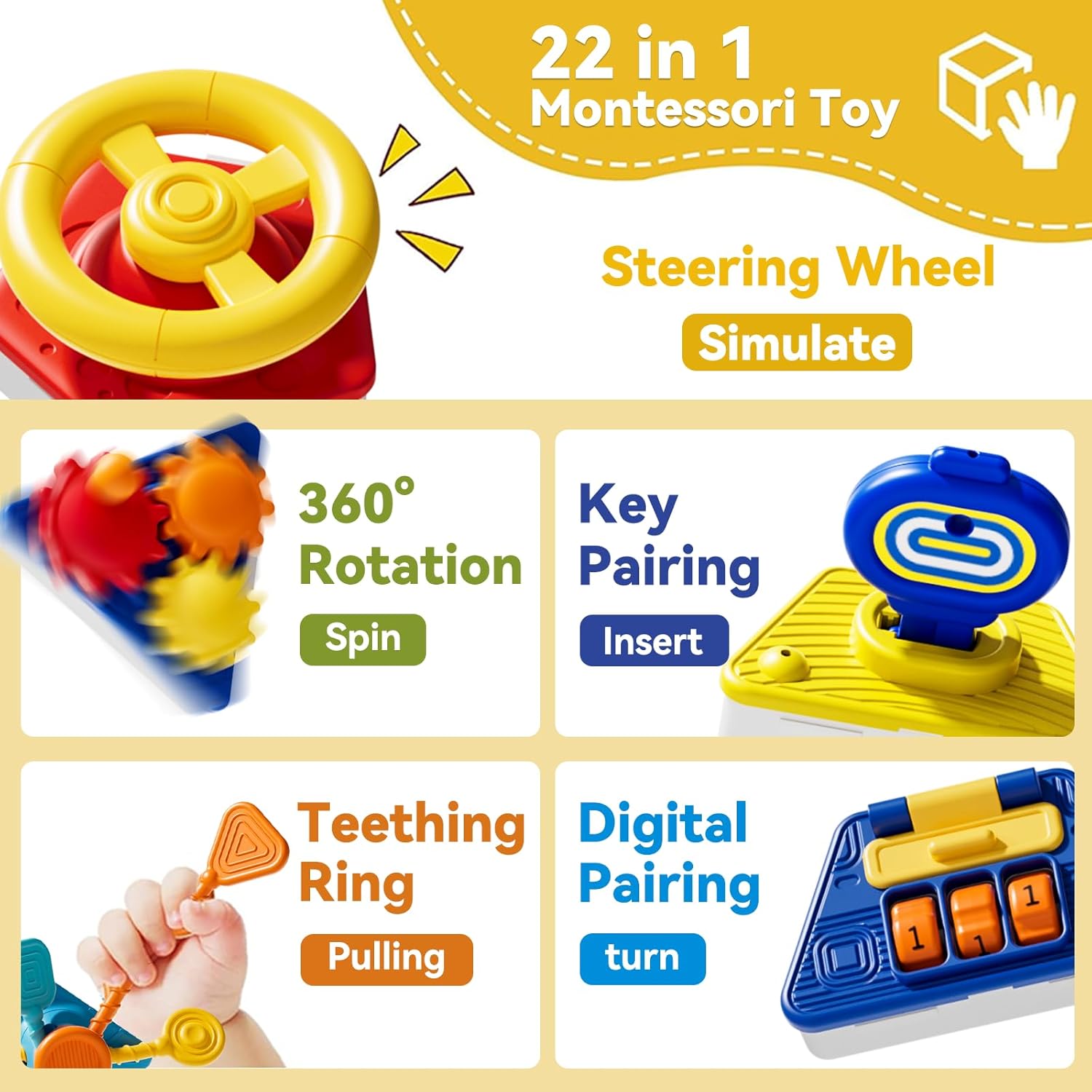 Baby Busy Board Activity Cube  - Fidget Cube Original incelemesi ve fiyatı