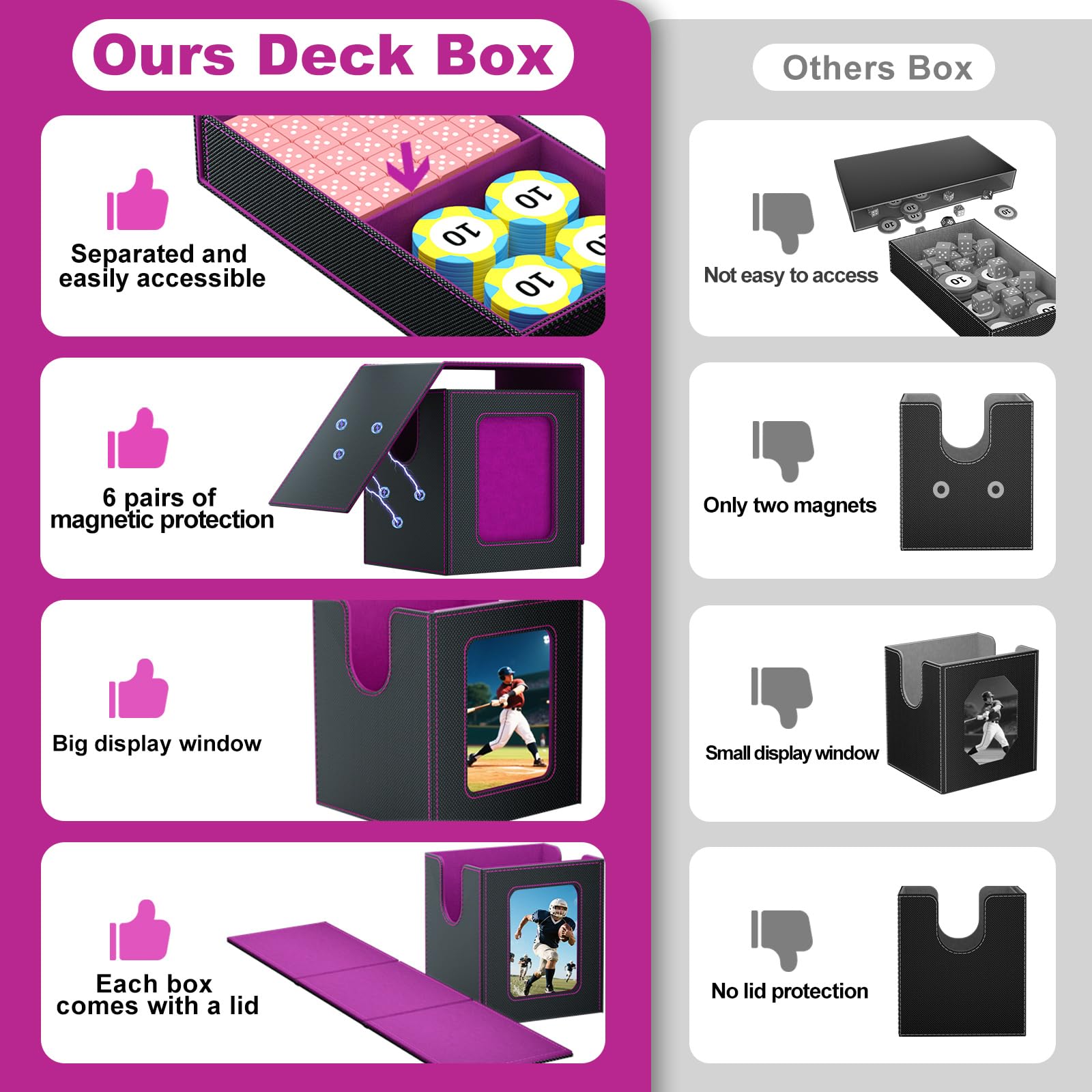 5 In 1 Deck Box For Pokemon Bl - Trading Card Binder incelemesi ve fiyatı