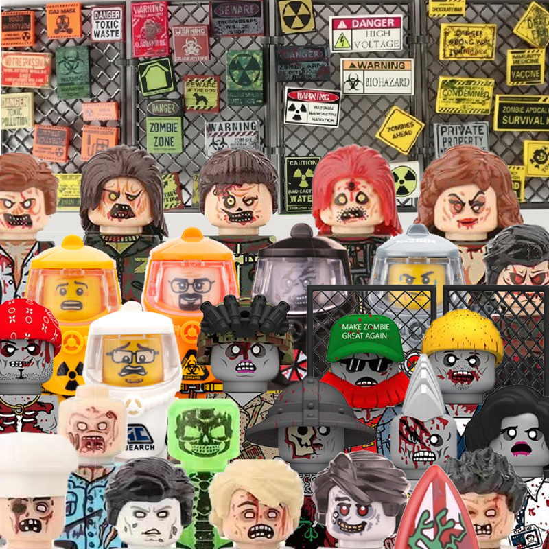 MOC City Zombies Figures Build - Lego Minifigure Holder incelemesi ve fiyatı