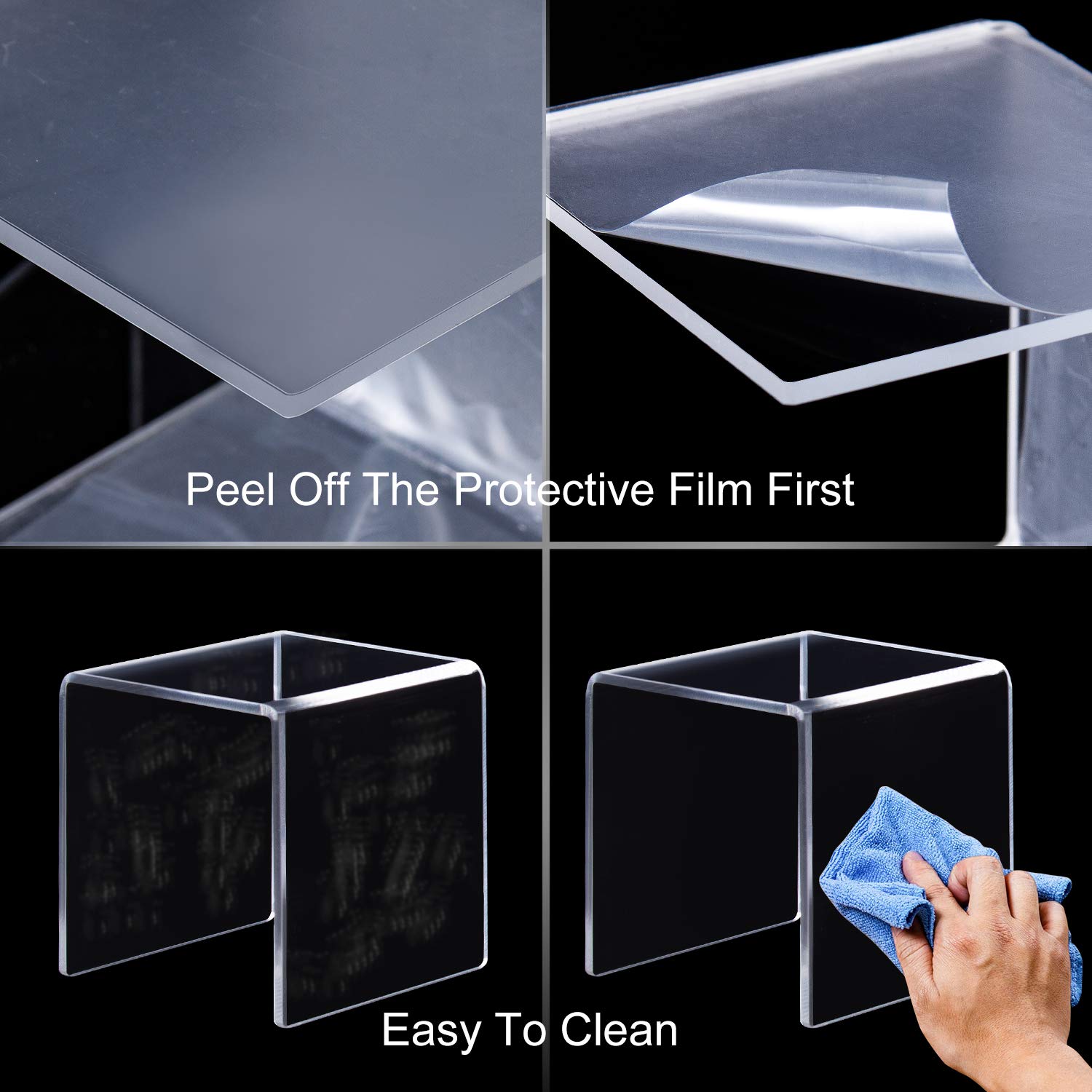 U Shape Acrylic Display Risers - Pop Display Shelf incelemesi ve fiyatı
