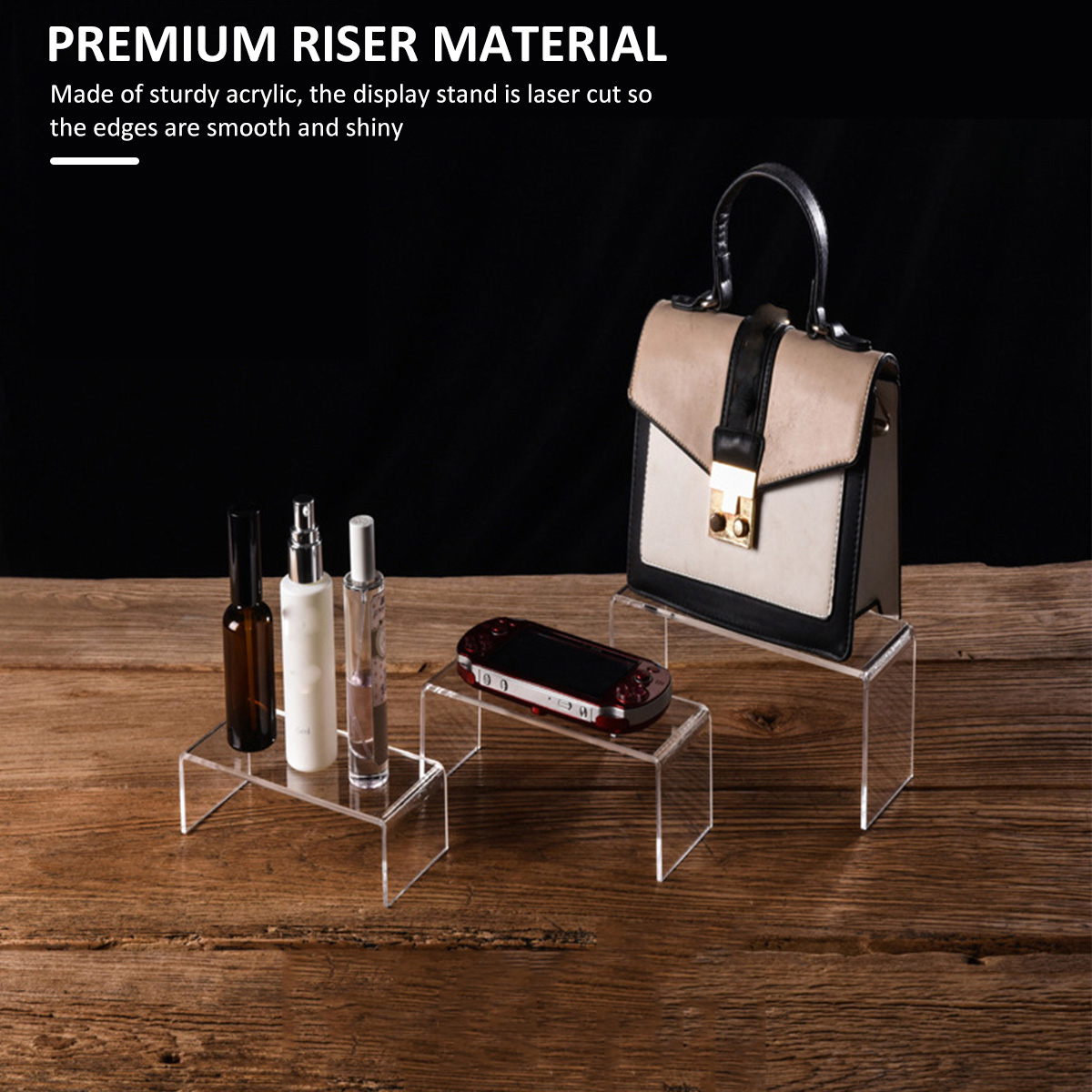 3/6/9Pcs Acrylic Display Stand - Display Risers Set incelemesi ve fiyatı
