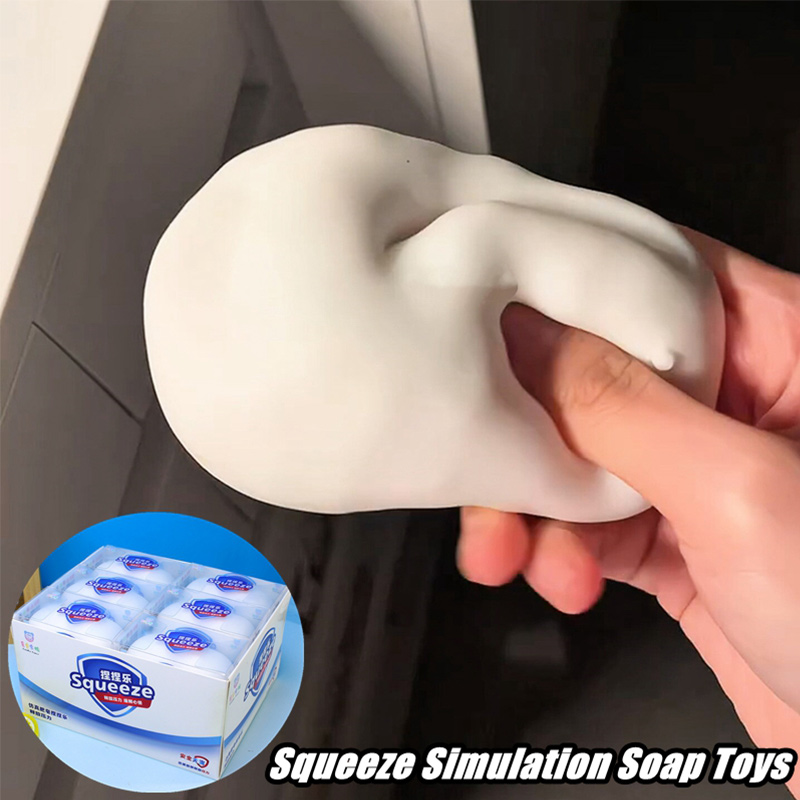 Soft Fake White Soap Squishy S - Fidget Cube Original incelemesi ve fiyatı