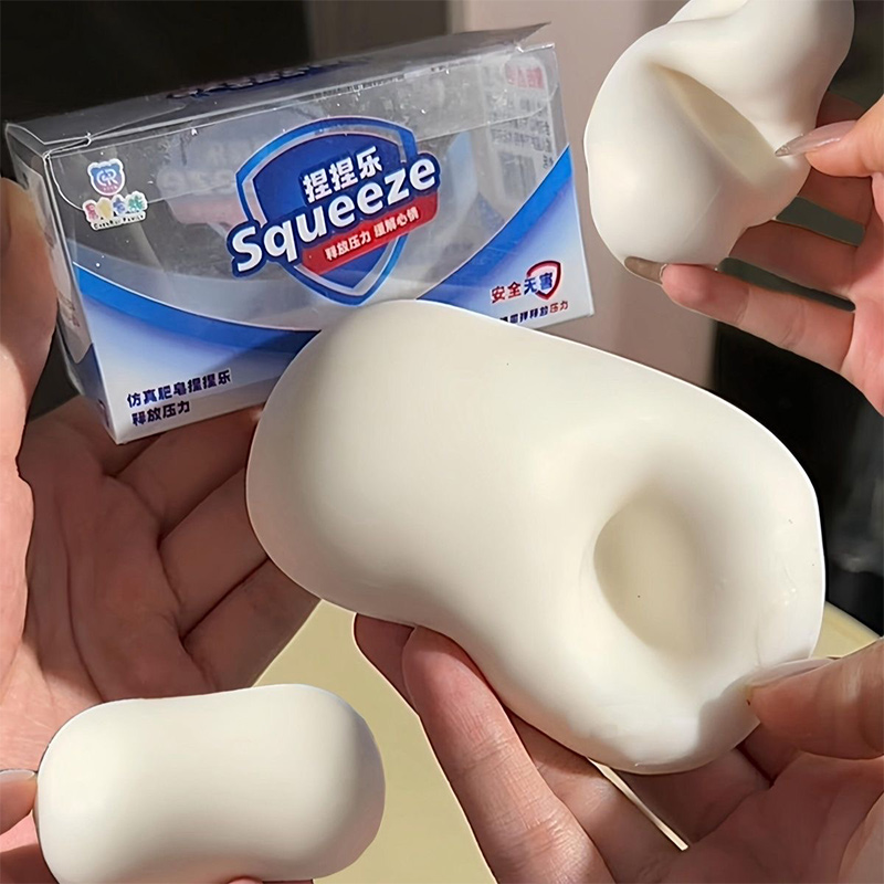 Soft Fake White Soap Squishy S - Fidget Cube Original incelemesi ve fiyatı