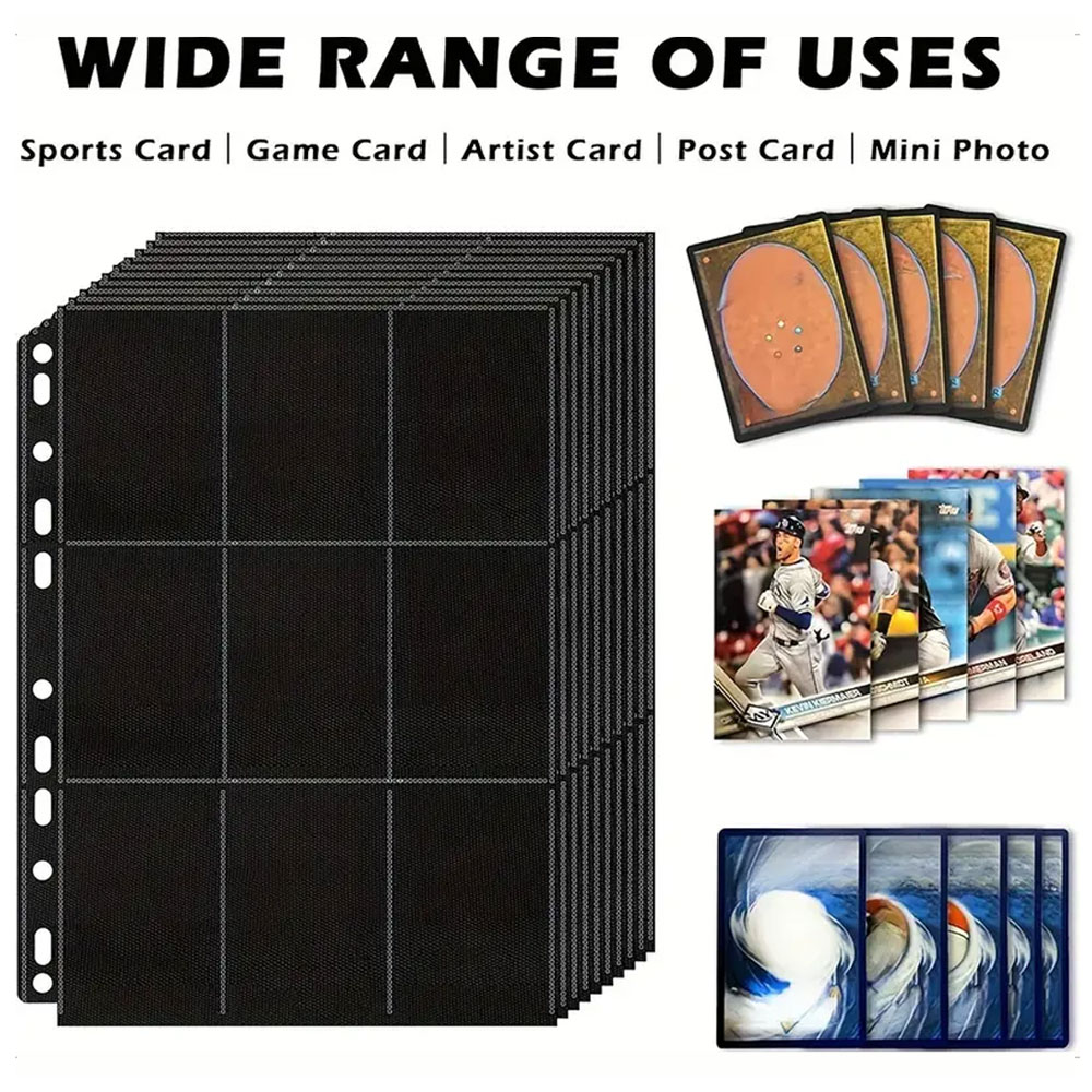 10Pack Black 9-Pocket A4 Tradi - Trading Card Binder incelemesi ve fiyatı