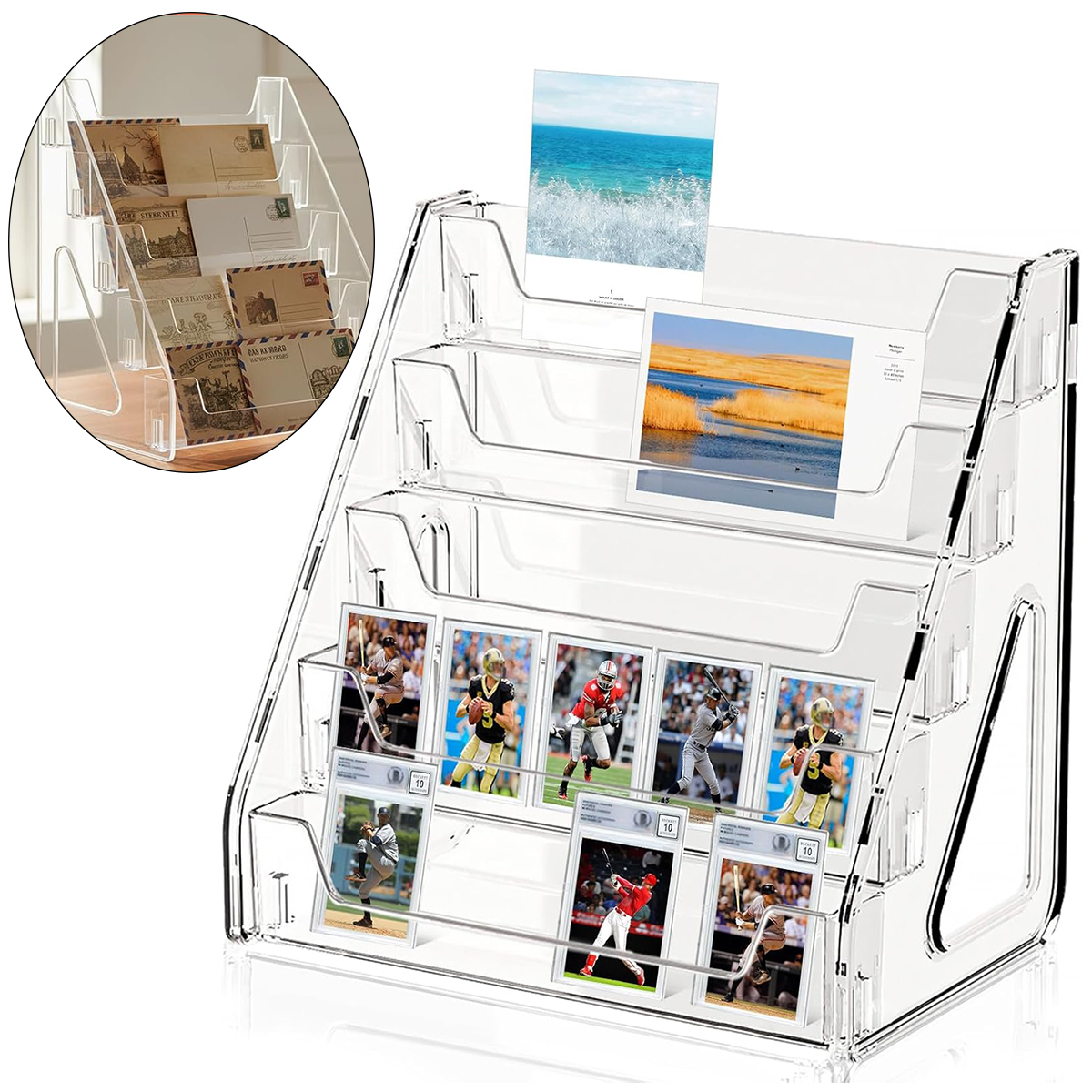 5-Tier Clear Acrylic Card Disp - Graded Card Display incelemesi ve fiyatı