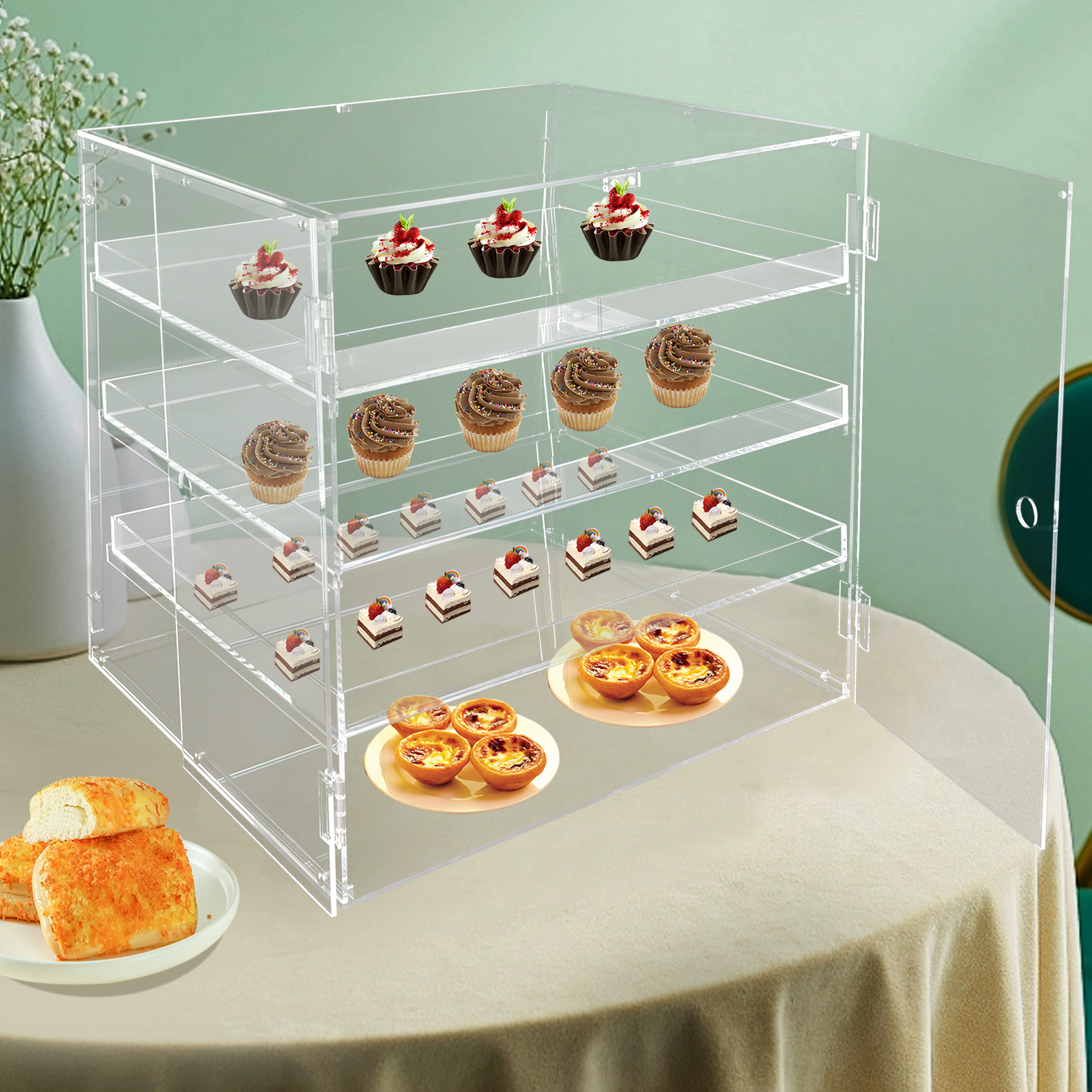 18.7×17.71×17.71inch 3-tier Ac - Display Case Acrylic incelemesi ve fiyatı