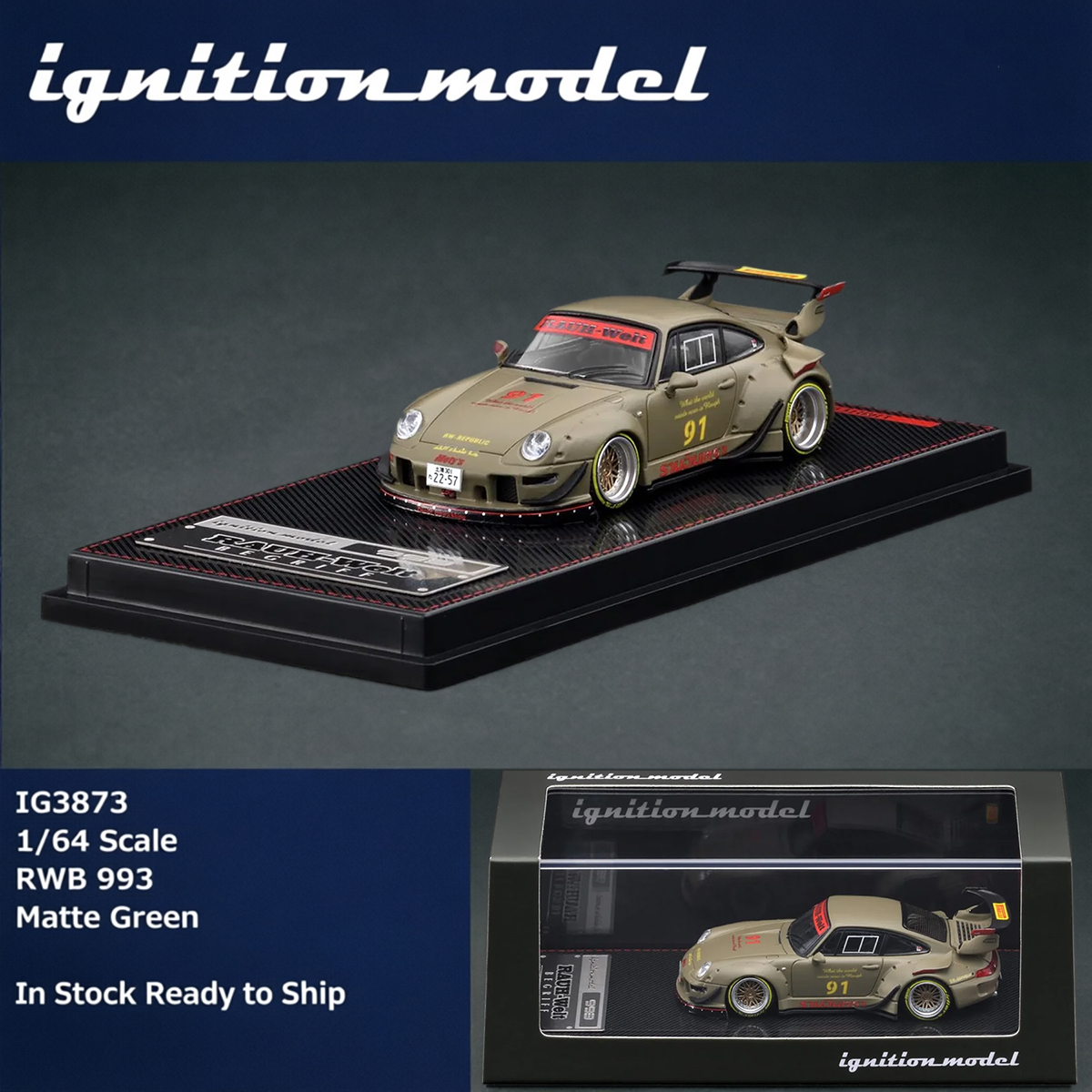 Ignition Model IG3873 1:64 Por - Die Cast Car 1 64 incelemesi ve fiyatı