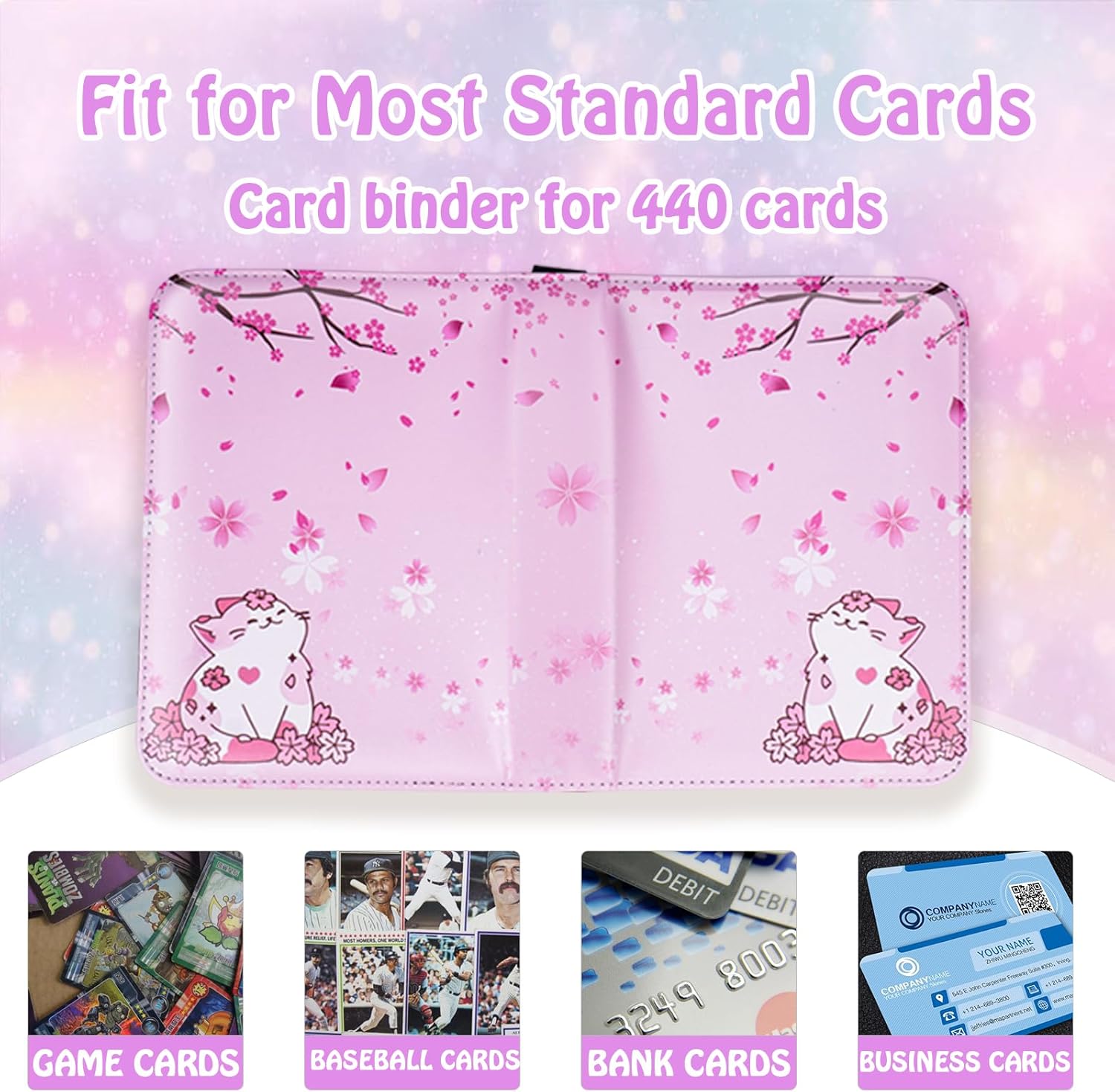 440 Card Binder for Girls with - Trading Card Binder incelemesi ve fiyatı